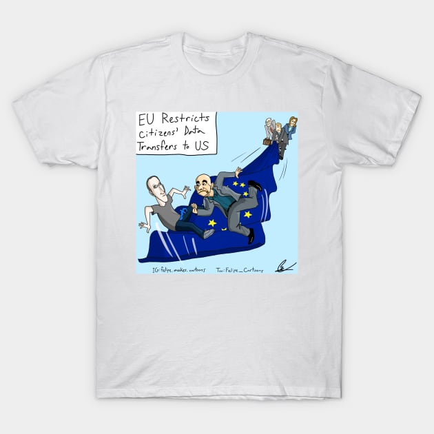 Bezos Zuck T-Shirt by Felipe.Makes.Cartoons